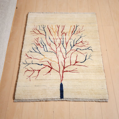 ギャッベ（リーズバフ）　133×94cm（HS-12313）