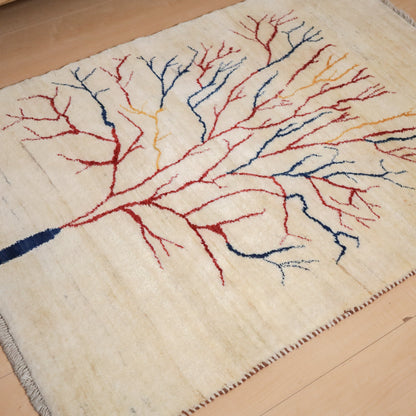 ギャッベ（リーズバフ）　133×94cm（HS-12313）