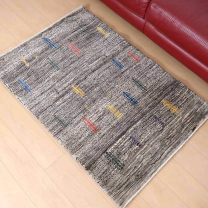 プレミアムギャッベ／ホシナマイ（カシュクリ） 132×90cm（HS-69763）