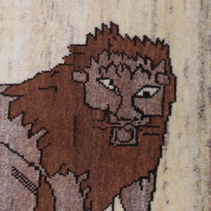 ギャッベ（ギャベ）ルリバフ　120×78cm（HS-70127）