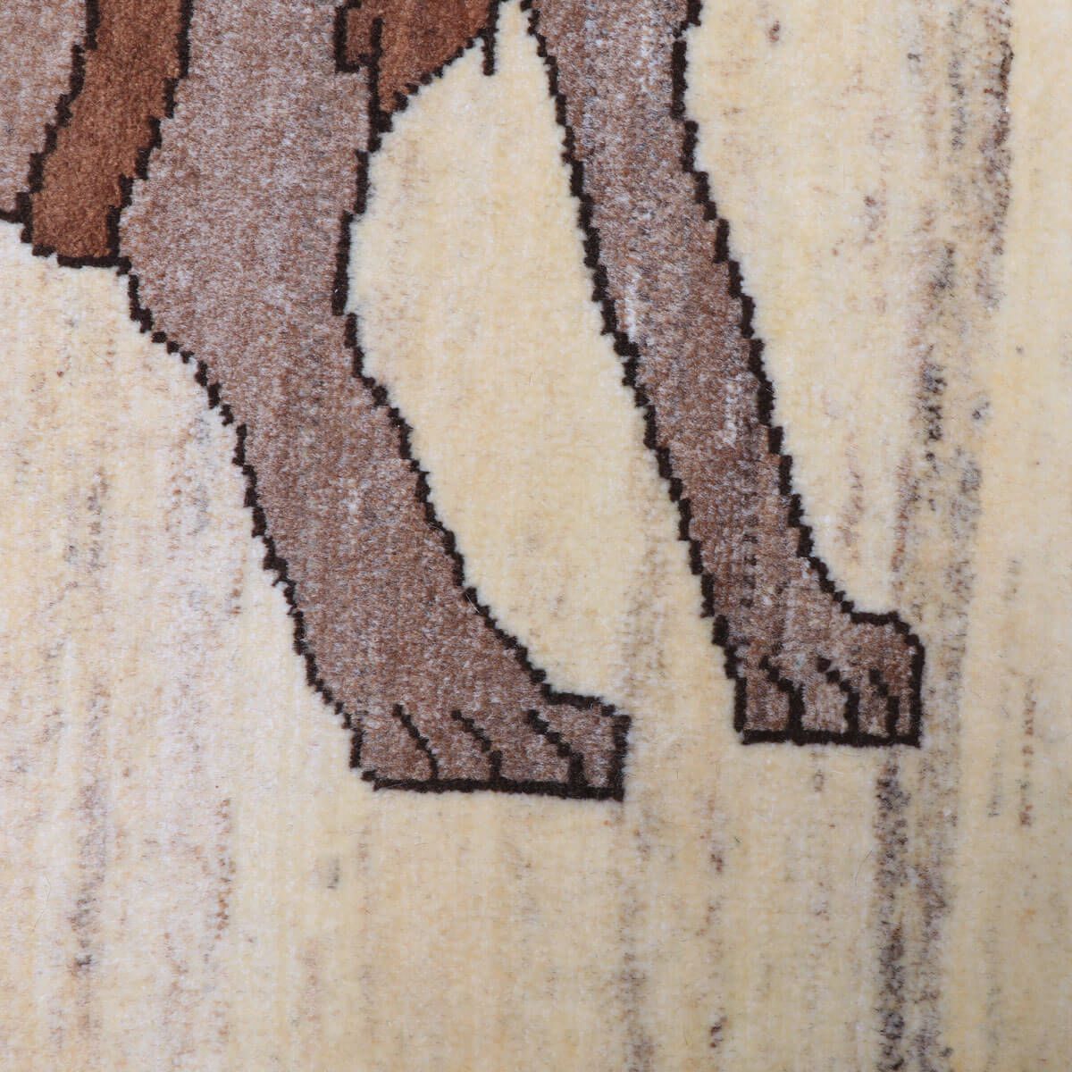 ギャッベ（ギャベ）ルリバフ　120×78cm（HS-70127）