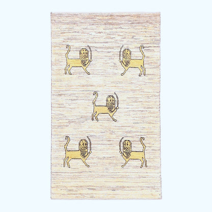 ギャッベ（ギャベ）カシュクリ　131×77cm（HS-70131）