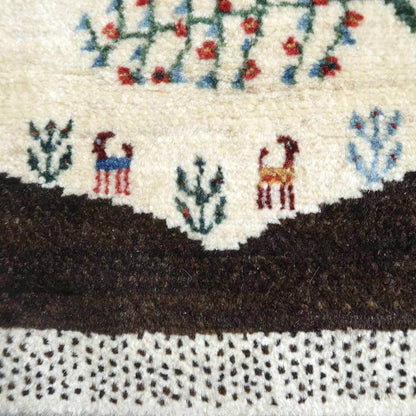 プレミアムギャッベ／ホシナマイ（カシュクリ） 129×86cm（HS-77926）