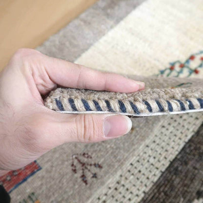 プレミアムギャッベ／ホシナマイ（カシュクリ） 129×86cm（HS-77926）