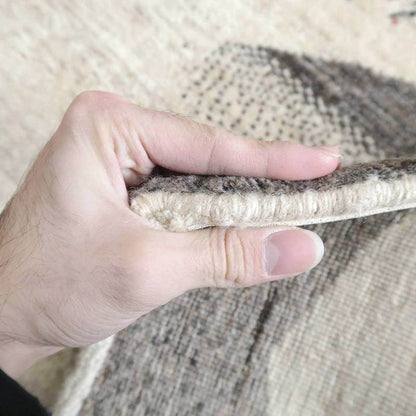 プレミアムギャッベ／ホシナマイ（カシュクリ） 133×88cm（HS-92996）