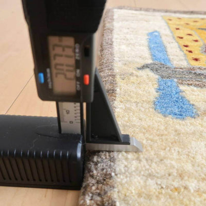 プレミアムギャッベ／ホシナマイ（カシュクリ） 87×58cm（HSS-10918）