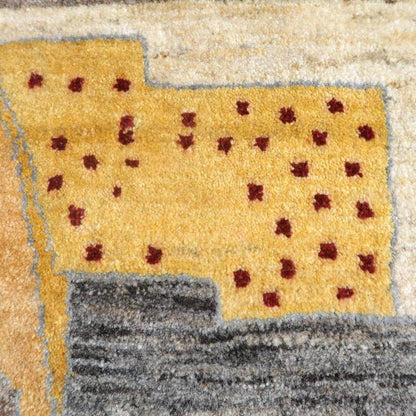 プレミアムギャッベ／ホシナマイ（カシュクリ） 87×58cm（HSS-10918）