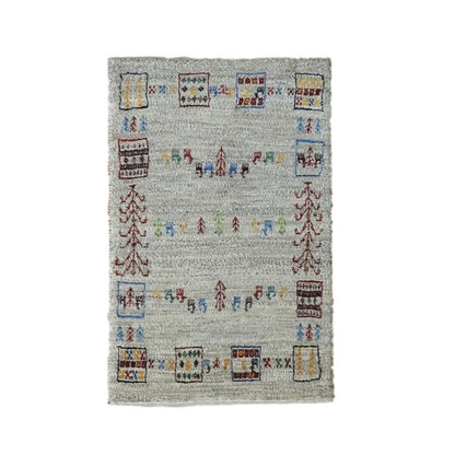 プレミアムギャッベ／ホシナマイ（カシュクリ） 91×59cm（HSS-11049）