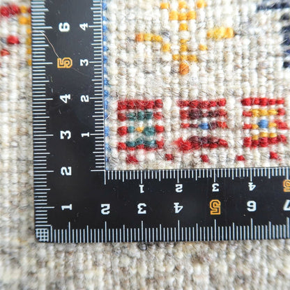 プレミアムギャッベ／ホシナマイ（カシュクリ） 91×59cm（HSS-11049）