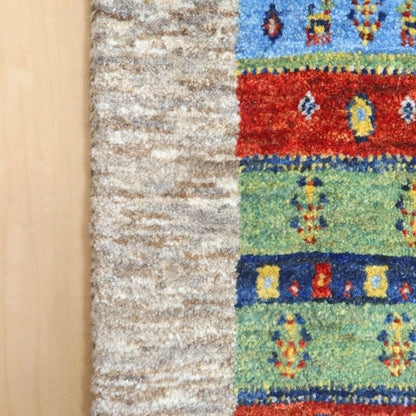 プレミアムギャッベ／ホシナマイ（カシュクリ） 93×61cm（HSS-11050）