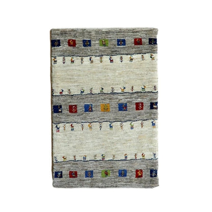 プレミアムギャッベ／ホシナマイ（カシュクリ） 98×65cm（HSS-11054）