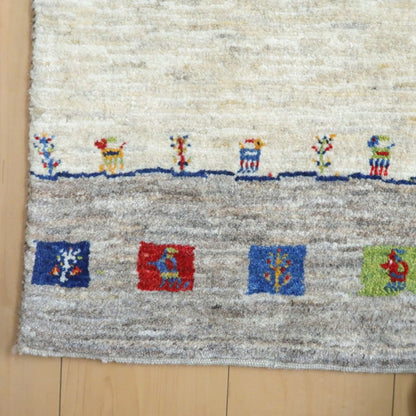 プレミアムギャッベ／ホシナマイ（カシュクリ） 98×65cm（HSS-11054）