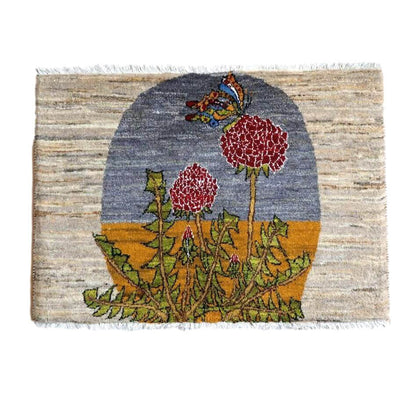 プレミアムギャッベ／ホシナマイ（カシュクリ）　65×90cm（HSS-11133）