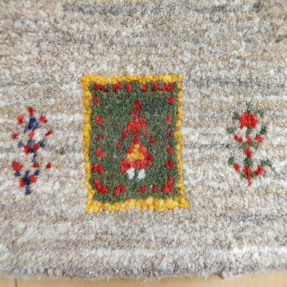 プレミアムギャッベ／ホシナマイ（カシュクリ）　91×65cm（HSS-11134）