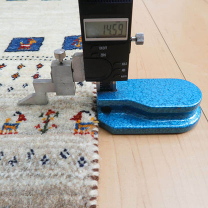 プレミアムギャッベ／ホシナマイ（カシュクリ）　91×65cm（HSS-11134）