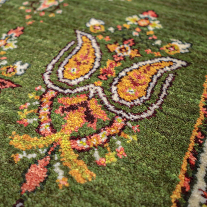 ギャッベ（ルリバフ）　104×67cm（HSS-11800）