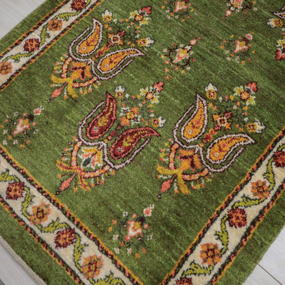 ギャッベ（ルリバフ）　104×67cm（HSS-11800）