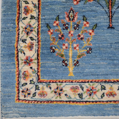 ギャッベ（ルリバフ）　94×59cm（HSS-11801）