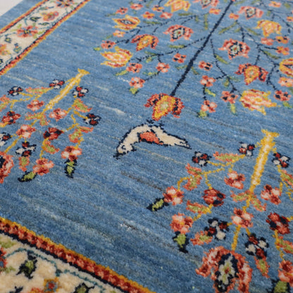 ギャッベ（ルリバフ）　94×59cm（HSS-11801）