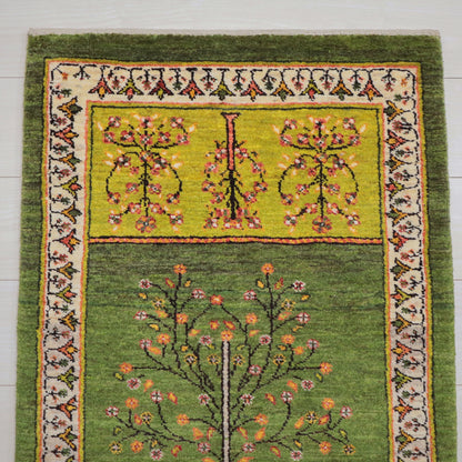 ギャッベ（ルリバフ）　99×63cm（HSS-11802）