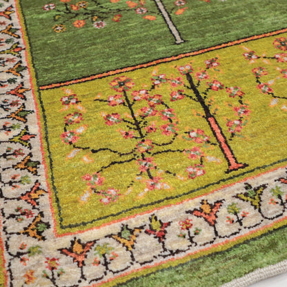 ギャッベ（ルリバフ）　99×63cm（HSS-11802）