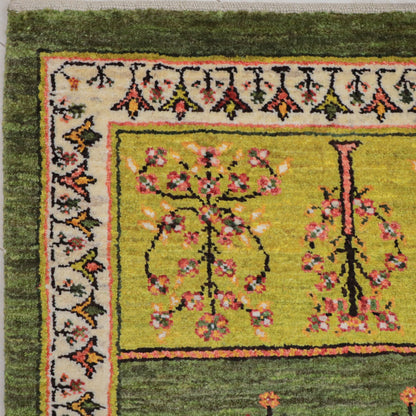 ギャッベ（ルリバフ）　99×63cm（HSS-11802）