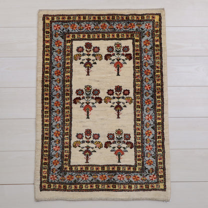 ギャッベ（ルリバフ）　93×64cm（HSS-11803）