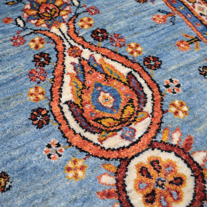 ギャッベ（ルリバフ）　101×66cm（HSS-11804）