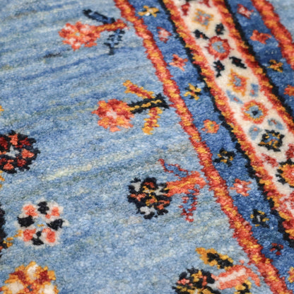 ギャッベ（ルリバフ）　101×66cm（HSS-11804）