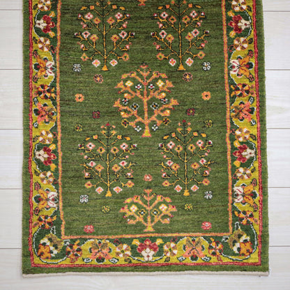 ギャッベ（ルリバフ）　93×63cm（HSS-11806）