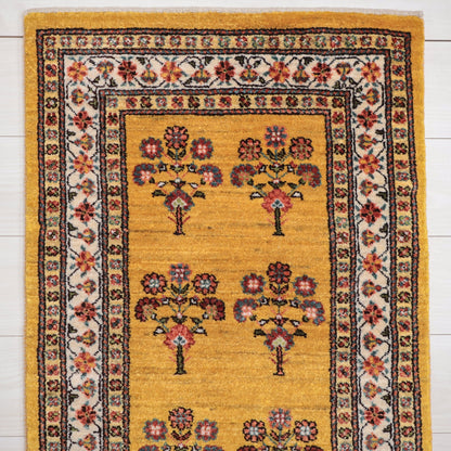 ギャッベ（ルリバフ）　94×62cm（HSS-11807）