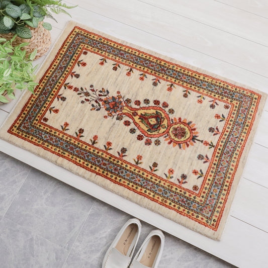 ギャッベ（ルリバフ）　96×64cm（HSS-11808）