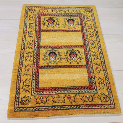 ギャッベ（ルリバフ）　89×62cm（HSS-11809）