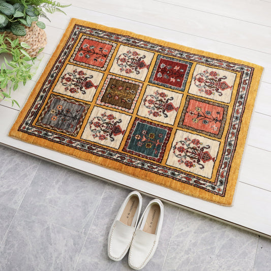 ギャッベ（ルリバフ）　93×65cm（HSS-11810）