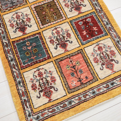 ギャッベ（ルリバフ）　93×65cm（HSS-11810）