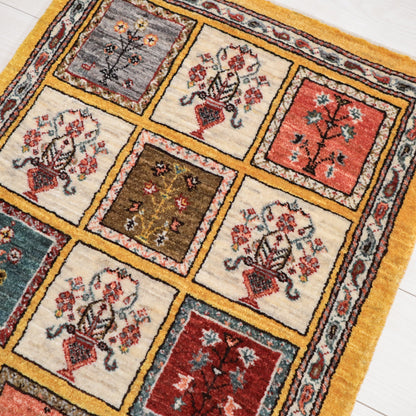 ギャッベ（ルリバフ）　93×65cm（HSS-11810）