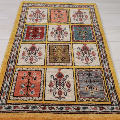 ギャッベ（ルリバフ）　93×65cm（HSS-11810）