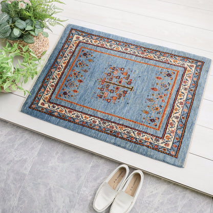 ギャッベ（ルリバフ）　92×65cm（HSS-11812）