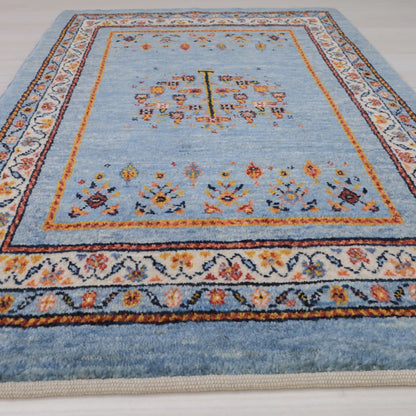 ギャッベ（ルリバフ）　92×65cm（HSS-11812）