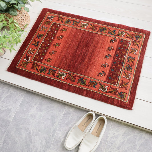 ギャッベ（ルリバフ）　87×61cm（HSS-11813）