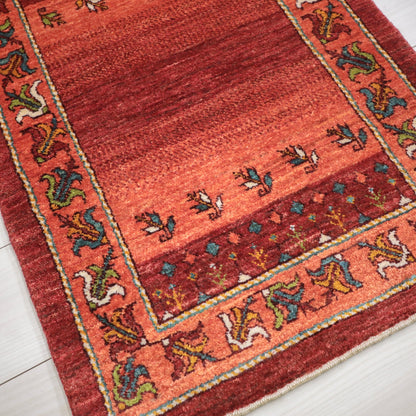 ギャッベ（ルリバフ）　87×61cm（HSS-11813）