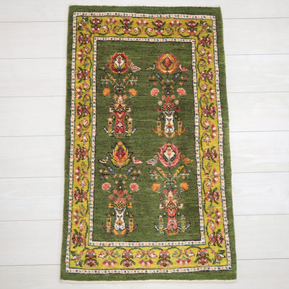 ギャッベ（ルリバフ）　104×61cm（HSS-11814）