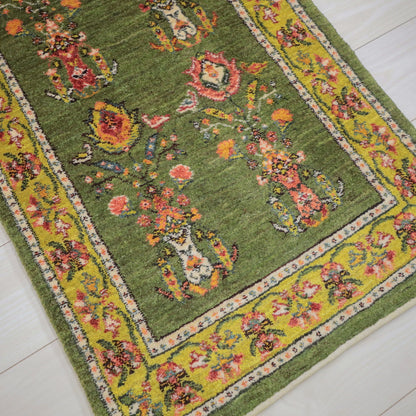 ギャッベ（ルリバフ）　104×61cm（HSS-11814）