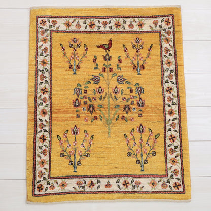 ギャッベ（ルリバフ）　87×69cm（HSS-11815）