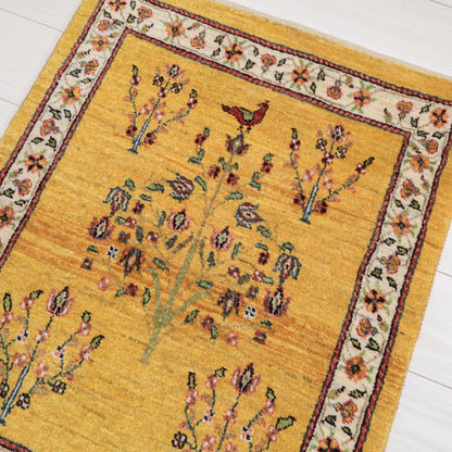 ギャッベ（ルリバフ）　87×69cm（HSS-11815）