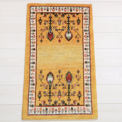 ギャッベ（ルリバフ）　101×59cm（HSS-11816）