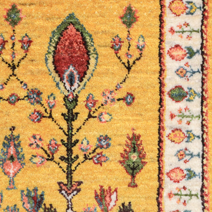 ギャッベ（ルリバフ）　101×59cm（HSS-11816）