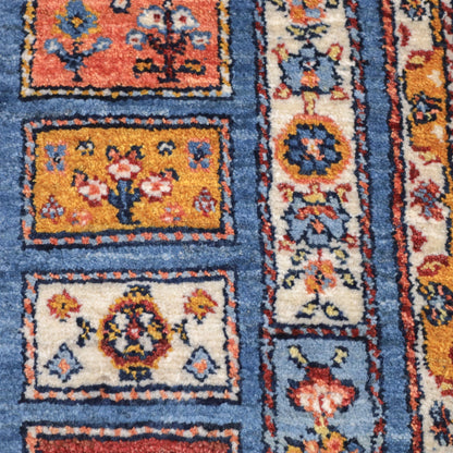 ギャッベ（ルリバフ）　88×61cm（HSS-11817）