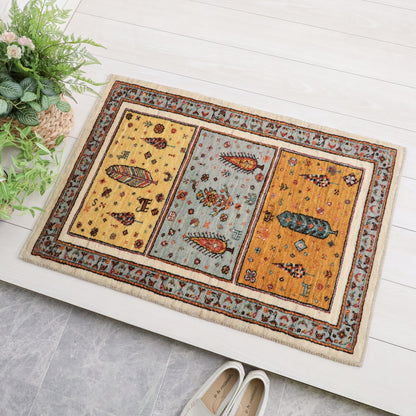 ギャッベ（ルリバフ）　93×63cm（HSS-11818）