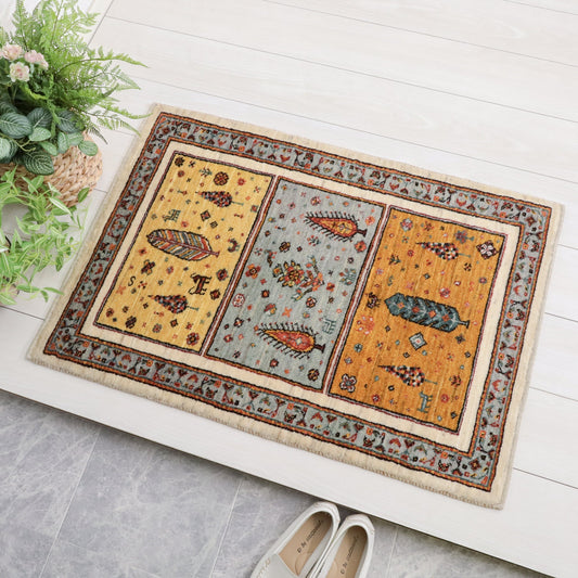 ギャッベ（ルリバフ）　93×63cm（HSS-11818）